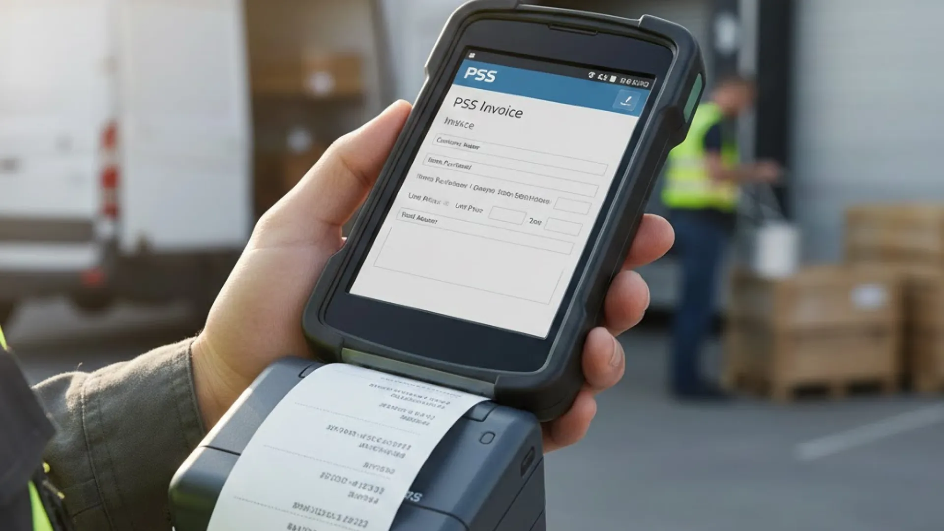 PSS (Portable Sales System) app screenshot